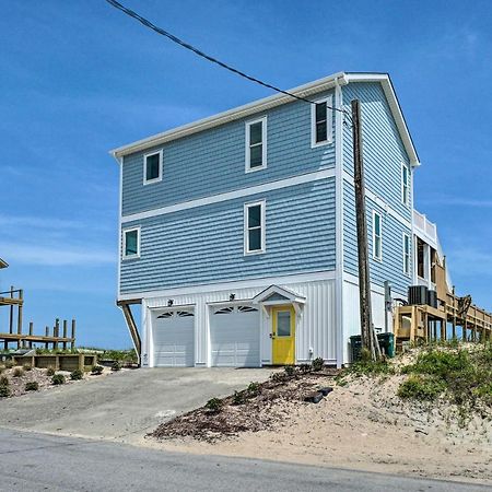 Beachfront Oasis With 2 Large Decks, Bbq And Views! Topsail Beach Eksteriør bilde