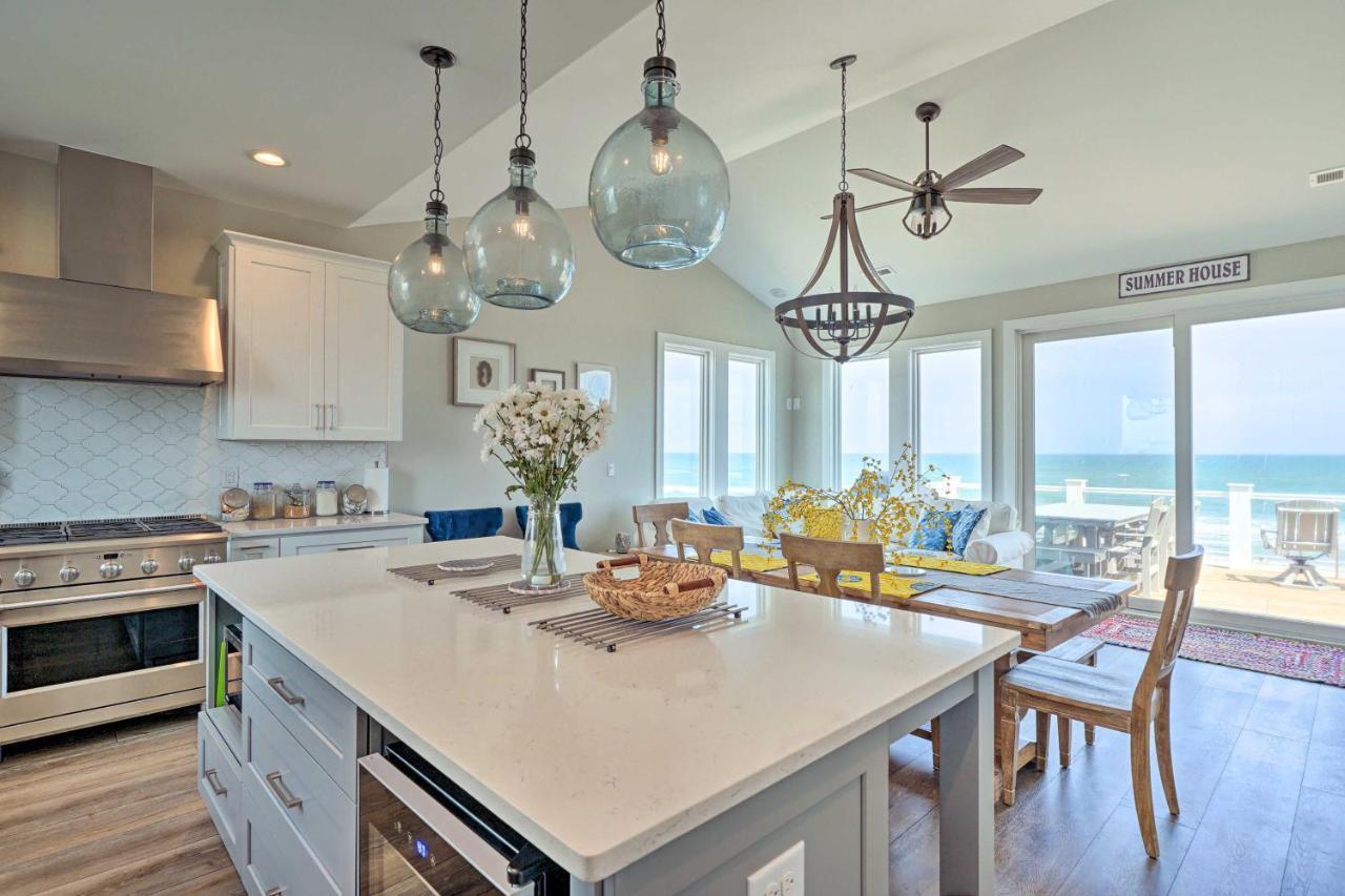 Beachfront Oasis With 2 Large Decks, Bbq And Views! Topsail Beach Eksteriør bilde
