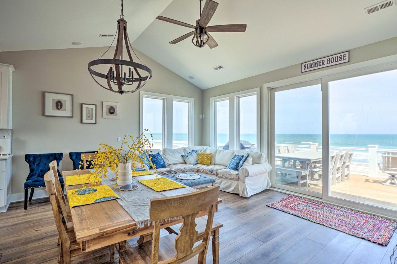 Beachfront Oasis With 2 Large Decks, Bbq And Views! Topsail Beach Eksteriør bilde