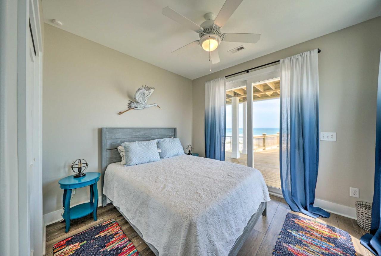Beachfront Oasis With 2 Large Decks, Bbq And Views! Topsail Beach Eksteriør bilde