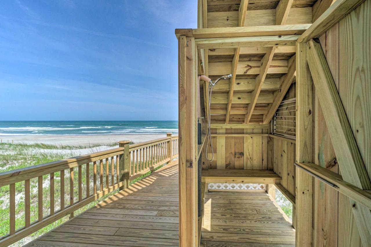 Beachfront Oasis With 2 Large Decks, Bbq And Views! Topsail Beach Eksteriør bilde